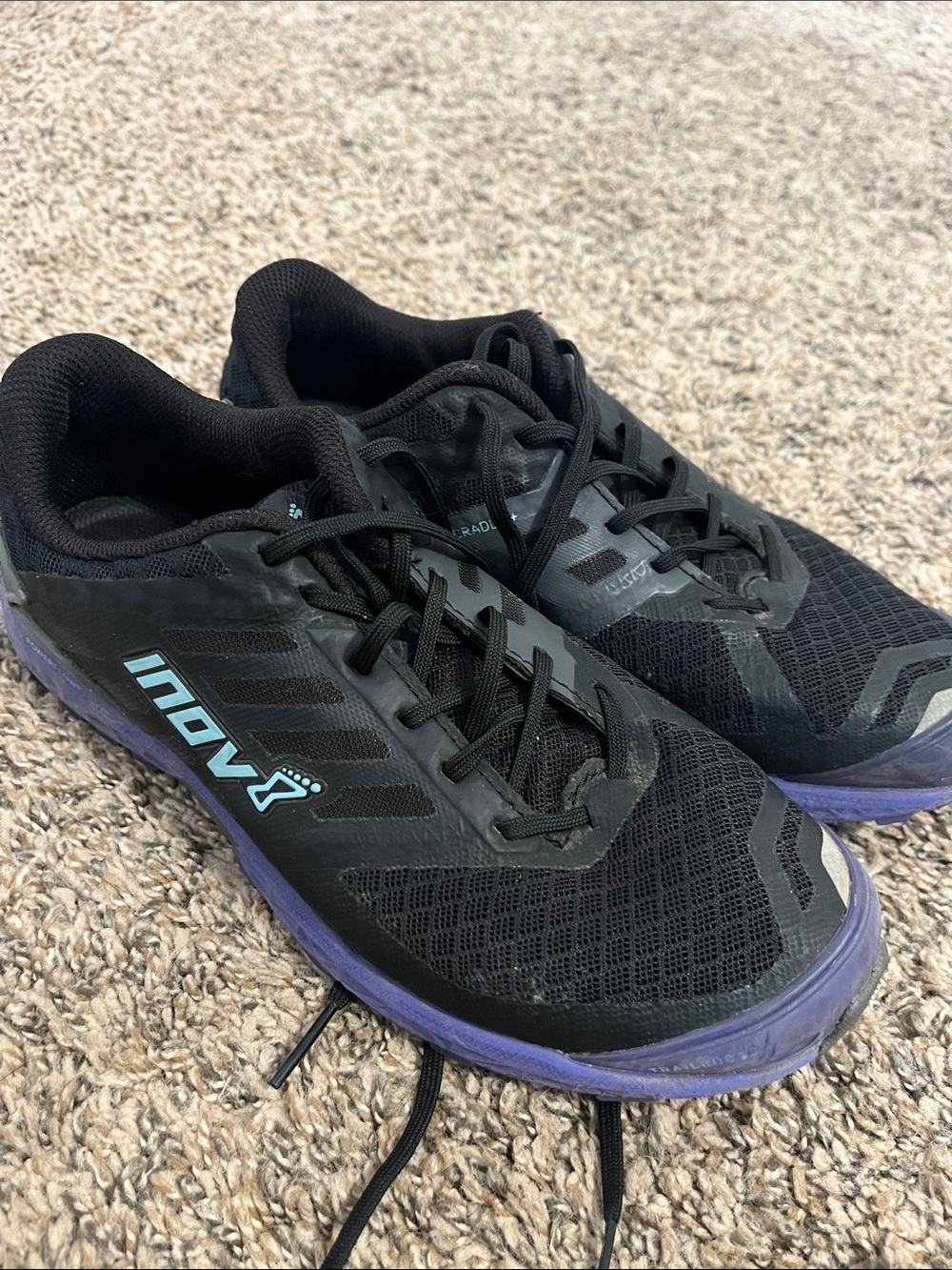 Inov-8 Women's Black and Purple Athletic Shoes